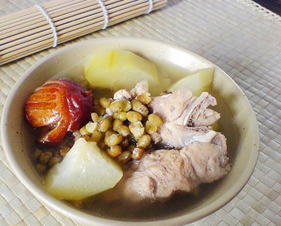 绿豆猪腿汤能防癌抗癌吗-作用与功效、做法、营养价值