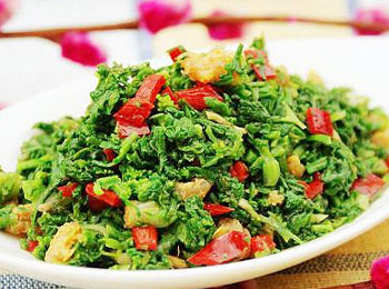 肉丝拌荠菜能防癌抗癌吗-作用与功效、做法、营养价值