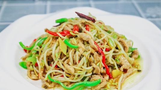绿豆芽炒兔肉丝中老年人吃的好处-作用与功效、做法、营养价值