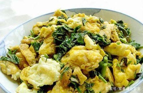 清明菜炒鸡蛋中老年人吃的好处-作用与功效、做法、营养价值