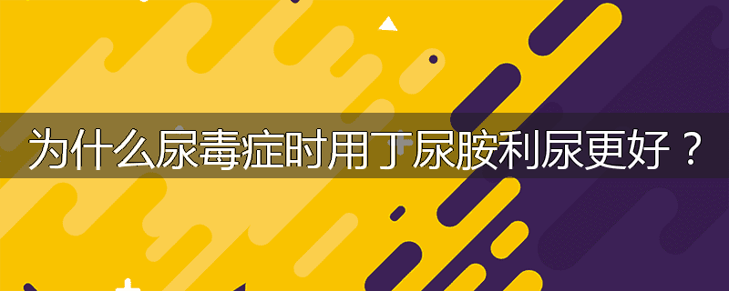 为什么尿毒症时用丁尿胺利尿更好？