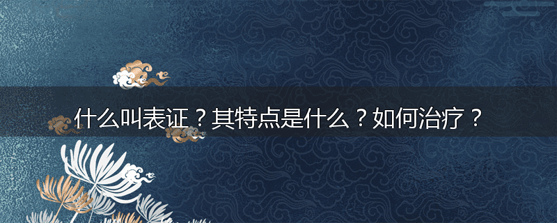 什么叫表证？其特点是什么？如何治疗？
