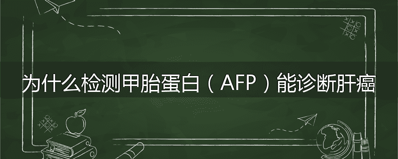 为什么检测甲胎蛋白(AFP)能诊断肝癌