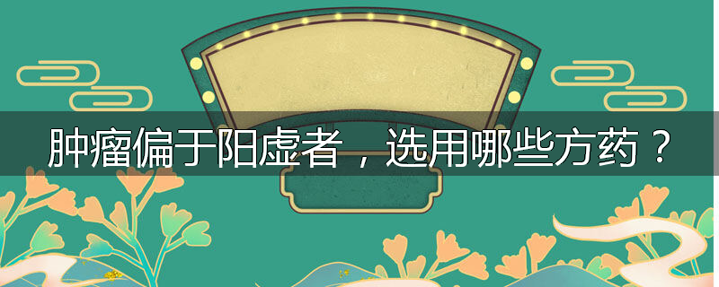 肿瘤偏于阳虚者，选用哪些方药？