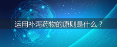 运用补泻药物的原则是什么？