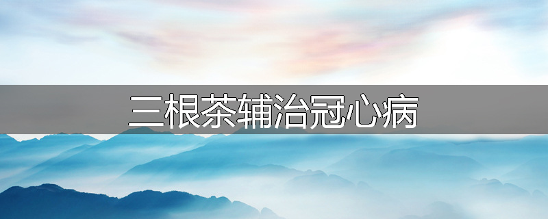 三根茶辅治冠心病