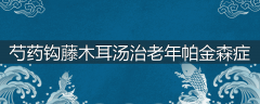 芍药钩藤木耳汤治老年帕金森症