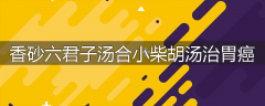 香砂六君子汤合小柴胡汤治胃癌
