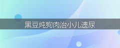 黑豆炖狗肉治小儿遗尿