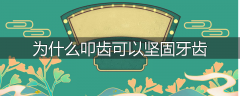 为什么叩齿可以坚固牙齿
