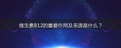 维生素B12的重要作用及来源是什么？