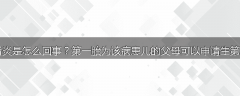 遗传性肾炎是怎么回事？第一胎为该病患儿的父母可以申请生第二胎吗？