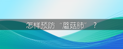 怎样预防“蘑菇肺”？