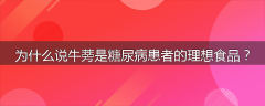 为什么说牛蒡是糖尿病患者的理想食品?
