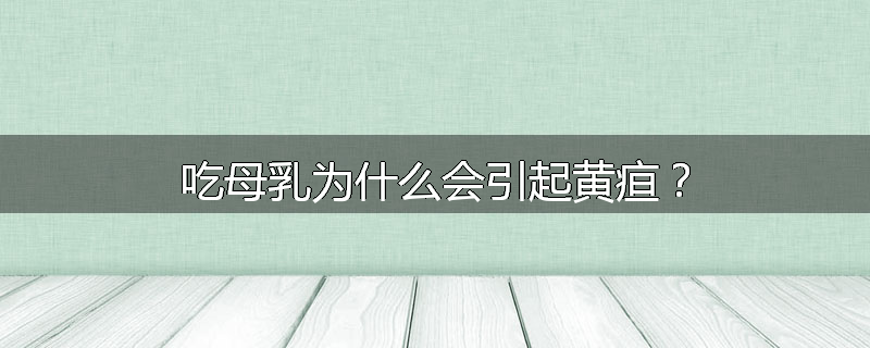 吃母乳为什么会引起黄疸？